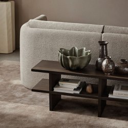 Ferm Living Kona Bnk - Mrkbejdset