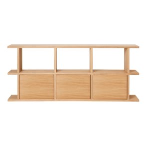 Ferm Living Kona Reol 3x2 m/ 3 Skabsindsatser Natur
