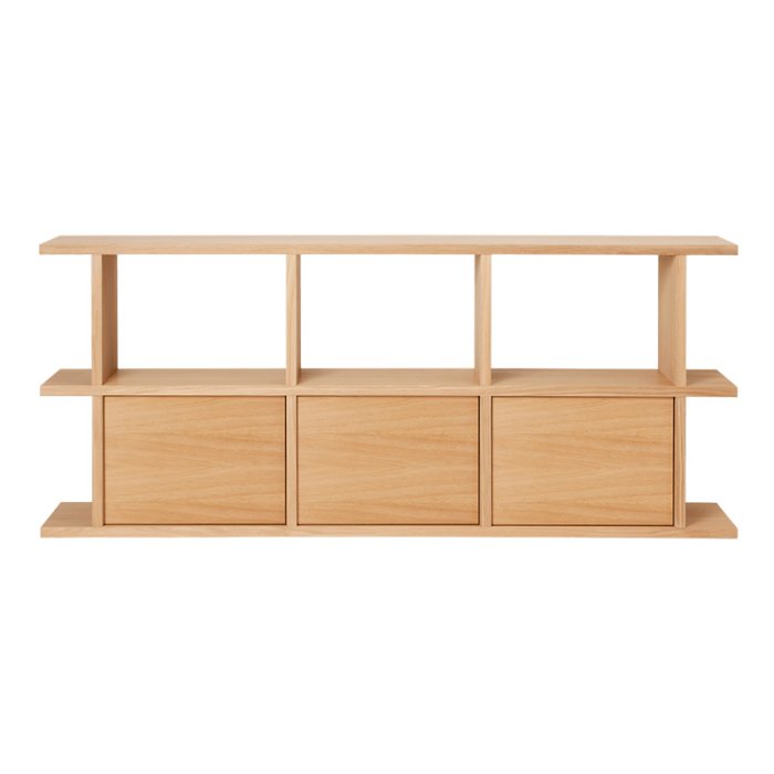 Ferm Living Kona Reol 3x2 m/ 3 Skabsindsatser Natur
