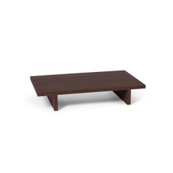 Ferm Living Kona Low Table - Mrkbejdset