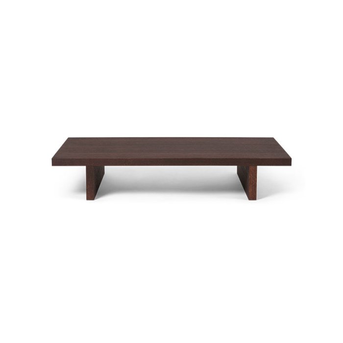 Ferm Living Kona Low Table - Mrkbejdset