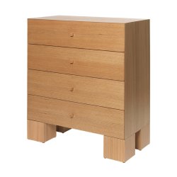 Ferm Living Kuben Kommode 1x4 Egefin�r