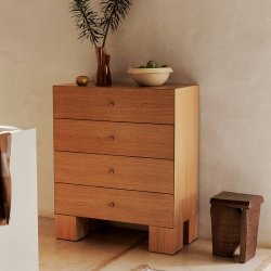Ferm Living Kuben Kommode 1x4 Egefin�r