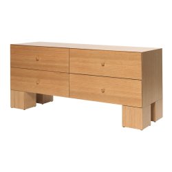 Ferm Living Kuben Kommode 2x2 Egefin&eacute;r