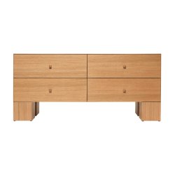 Ferm Living Kuben Kommode 2x2 Egefin&eacute;r
