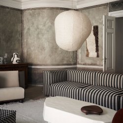 Ferm Living Kurbis Lampeskrm 80 - Natural