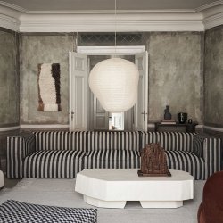 Ferm Living Kurbis Lampeskrm 80 - Natural