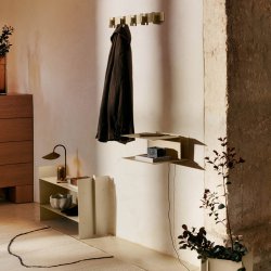 Ferm Living Lager Bedside Table Sengebord Cashmere