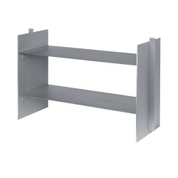 Ferm Living Lager Low Rack Reol Aluminium