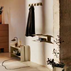 Ferm Living Lager Low Rack Reol Cashmere