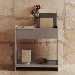 Ferm Living Lager Plant Box Med Hylde Aluminium