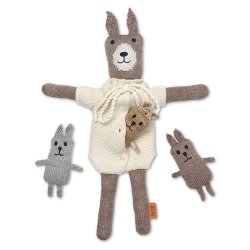 Ferm Living Lee Merino Rabbit Family