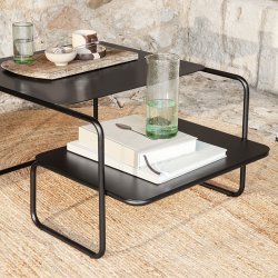 Ferm Living Level Sofabord Sort