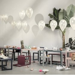 Ferm Living Brnebord - Little Architect Table - Mrkebl