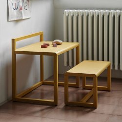 Ferm Living Brnebnk - Little Architect Bench - Gul