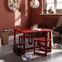 Ferm Living Brnetaburet - Little Architect Stool - Poppy Red