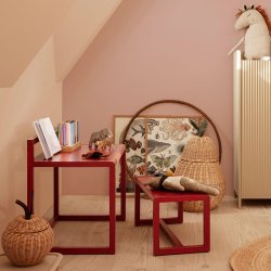 Ferm Living Brneskrivebord - Little Architect Desk - Poppy Red