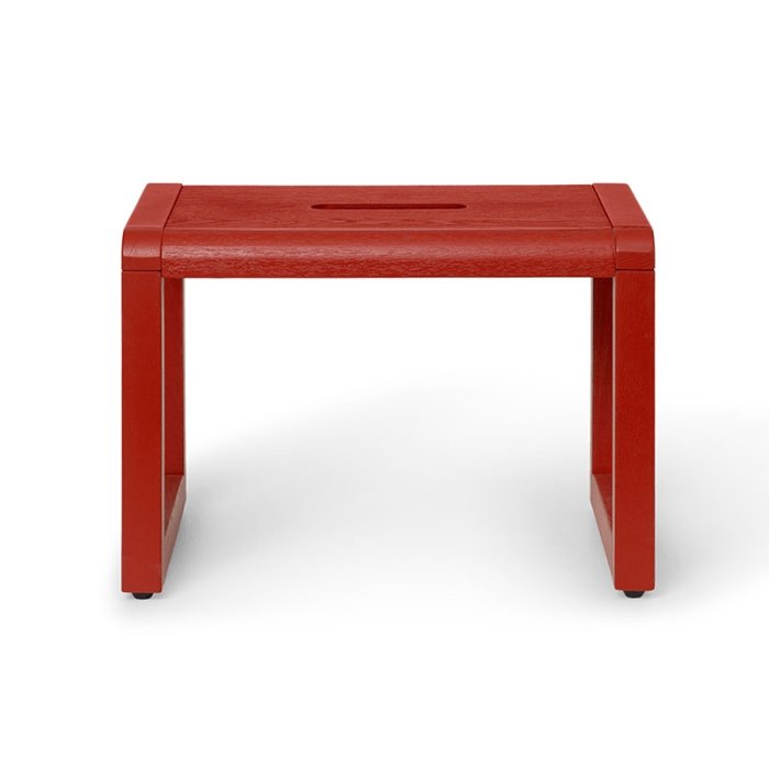 Ferm Living Brnetaburet - Little Architect Stool - Poppy Red