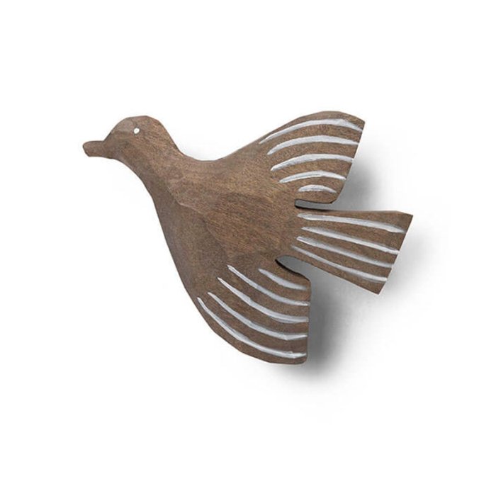 Ferm Living Lola Bird Knage - Anthracite