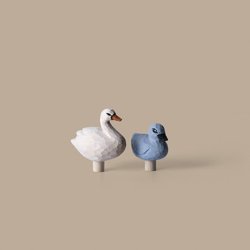 Ferm Living Loopi Figurer Svane/�lling S�t af 2 Multi