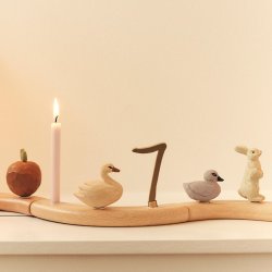 Ferm Living Loopi Figurer Svane/�lling S�t af 2 Multi