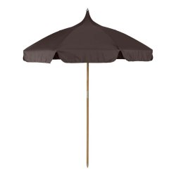 Ferm Living Lull Umbrella Parasol Dark Chocolate