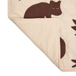 Ferm Living Lunden T�ppe Off-white/Dark Chocolate