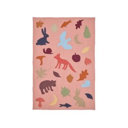 Ferm Living Lunden T�ppe Rose/Multi