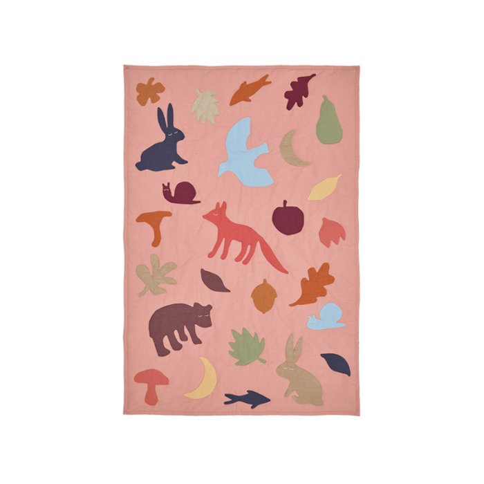 Ferm Living Lunden T�ppe Rose/Multi