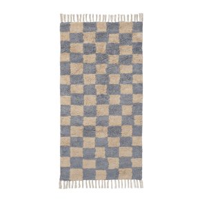 Ferm Living Mara Washable Rug Tppe Mist Blue/Warm Sand