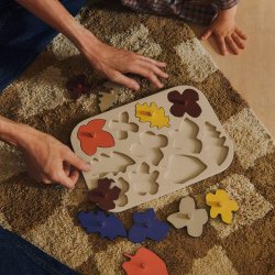 Ferm Living Mara Washable Rug Tppe Tan/Warm Sand