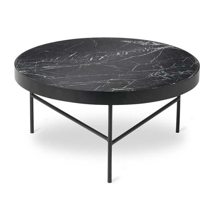 Ferm Living Marmor Sofabord Sort