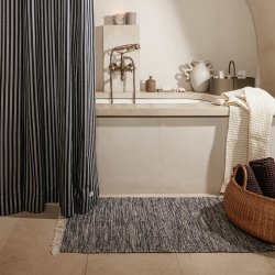 Ferm Living Melange Tppe - Dark Navy