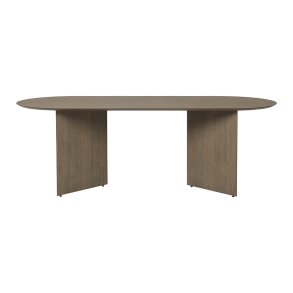 Ferm Living Mingle Bordplade Oval 220cm Mrkbejdset