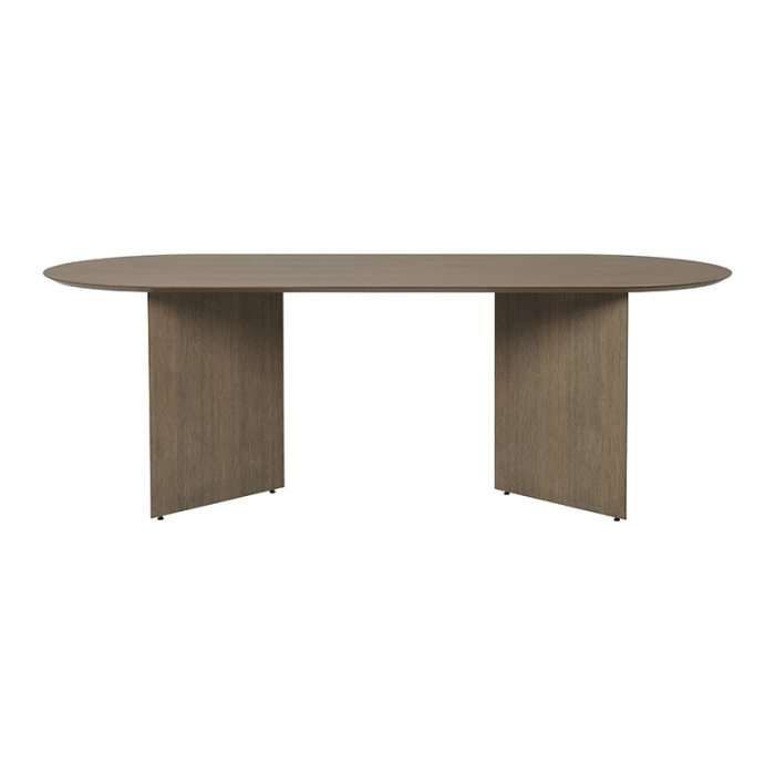 Ferm Living Mingle Bordplade Oval 220cm Mrkbejdset