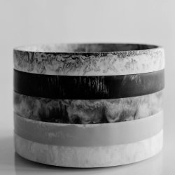 Ferm Living Mist Tray Rund 20 cm Emerald Off-white