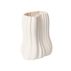 Ferm Living Moire Vase H20 cm Off-white