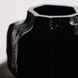 Ferm Living Mokuri Vase H15 cm Sort