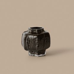 Ferm Living Mokuri Vase H15 cm Sort