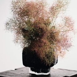 Ferm Living Mokuri Vase H15 cm Sort