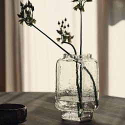 Ferm Living Mokuri Vase H25 cm Klar