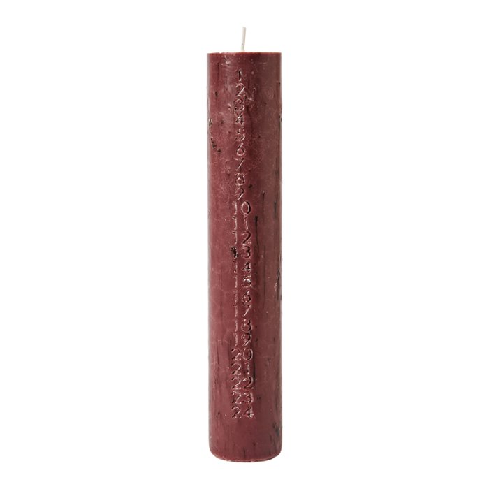 Ferm Living Mura Kalenderlys Dark Grape