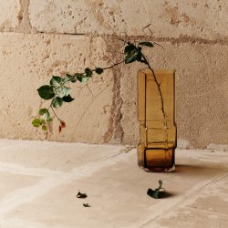 Ferm Living x Utzon Muro Vase H30 cm Recycled Amber