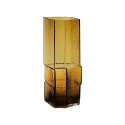 Ferm Living x Utzon Muro Vase H30 cm Recycled Amber
