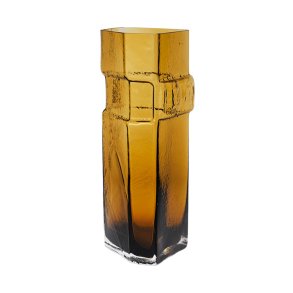 Ferm Living x Utzon Muro Vase H38 cm Recycled Amber