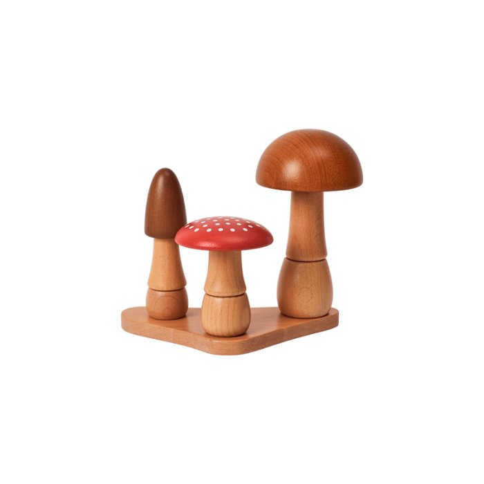Ferm Living Mushroom Stacking Blocks Stabelklodser Multi