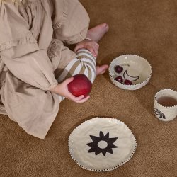 Ferm Living Naive Ceramic Set Red Brown