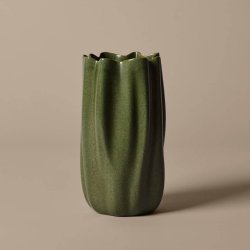 Ferm Living Nium Vase H23 cm Dark Sage