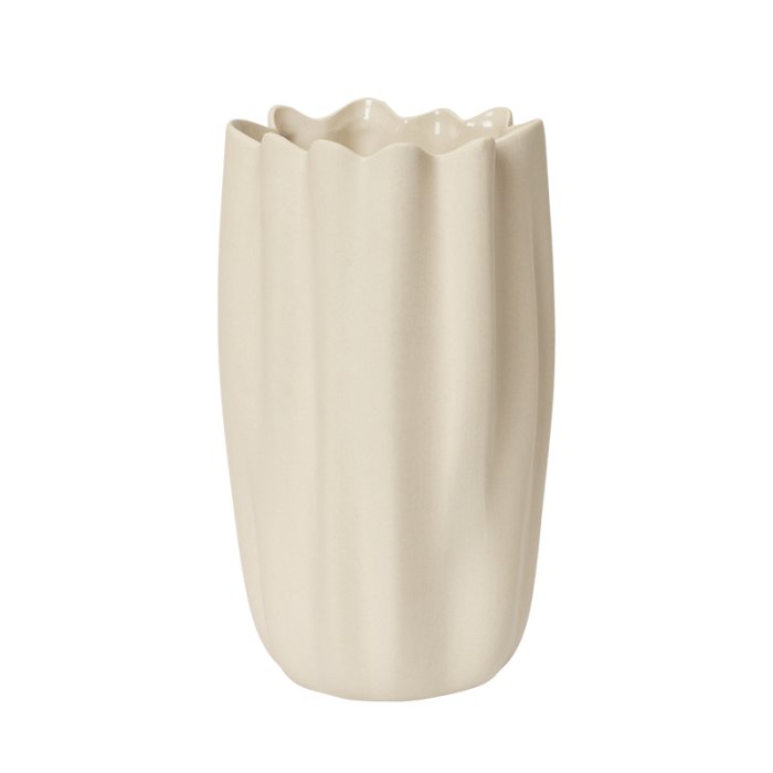 Ferm Living Nium Vase H23 cm Off-white