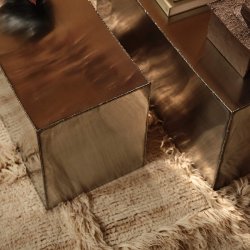 Ferm Living Norte Grid T�ppe 160x235 cm Natural